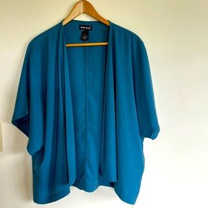 light and airy open cardigan.  Nice and easy finisher to  just about any outfit.